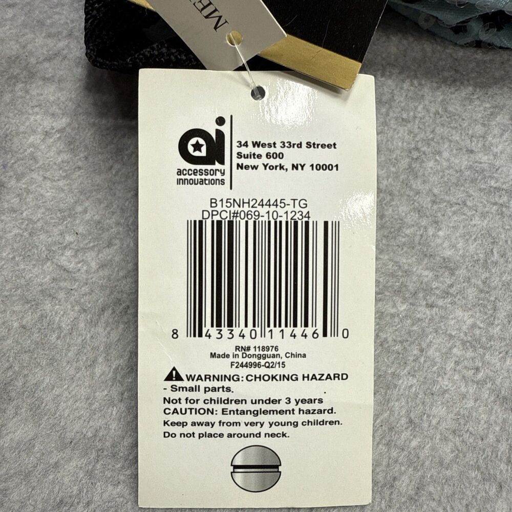 Accessory Innovations 17" Backpack Blue Sequin Iridescent Pad Back Lightweight - Picture 9 of 12